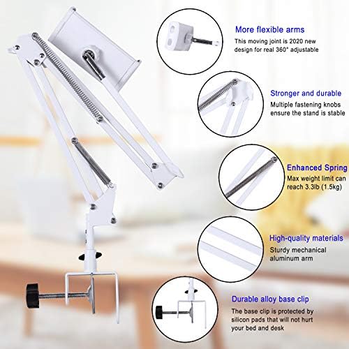Elevate Your Device Interaction with the Versatile 360-Degree Adjustable Tablet Stand – Universal Foldable Holder for i Pads, i Phones, and Nintendo Switch (Fits 4.5 to 12.9 Inches) – Optimize Comfort and Efficiency with Premium Aluminum Design