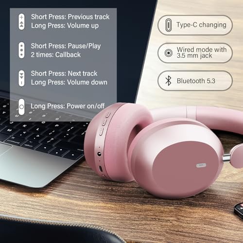 Purple Y05 Wireless Over-Ear Headphones – Unmatched 48-Hour Playtime, Premium Audio Performance, Travel-Friendly Foldable Design, Luxurious Soft Earpads for Ultimate Comfort – Versatile Compatibility & Enhanced Listening Experience