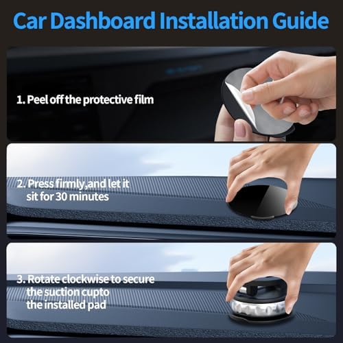 2025 Advanced Vacuum Suction Magnetic Phone Holder – Ultra-Foldable 360° Adjustable Car Mount for Seamless Hands-Free Connectivity in Vehicles, Gyms, and Smooth Surfaces – Universal Compatibility for Optimal Device Stability and Convenience