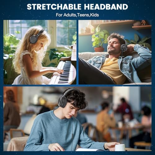 Transform Your Audio Journey with Cowyawn’s Premium USB Type-C Over-Ear Headphones – Stunning Rose Finish, Superior HD Stereo Sound, and Integrated Microphone for Effortless Communication – Ideal for Chromebook, Laptop, and i Phone Users Seeking Optimal Comfort with Portable, Foldable Design