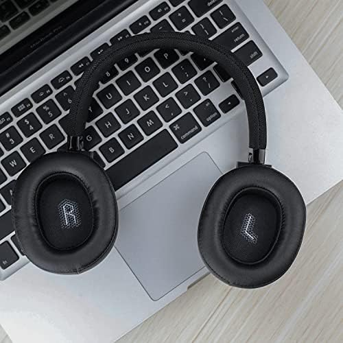 Upgrade Your JBL E55 BT Headphones with SOULWIT Premium Replacement Earpads – Luxurious Protein Leather Cushions for Enhanced Comfort and Noise Isolation – Quick Installation in Stylish Grey – Elevate Your Audio Experience Now