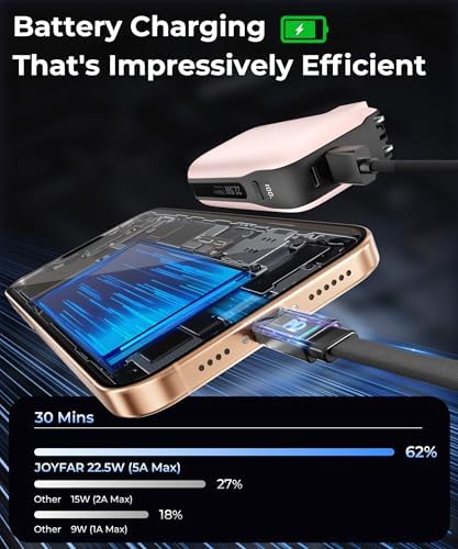 Ultimate 10,000 m Ah Portable Charger with Built-in USB-C Cable & Plug – Fast 22.5 W Power Bank for Seamless Charging of i Phone 16/15, Samsung Galaxy & i Pad – Compact Travel Essential with Triple Output Ports for Maximum Device Compatibility