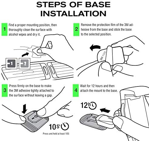 Premium Smartphone Cradle for Cars – JIMISHA 360° Rotatable Sticky Adhesive Mount for 4-6.5 Inch Devices – Unmatched Stability & Seamless Navigation Experience