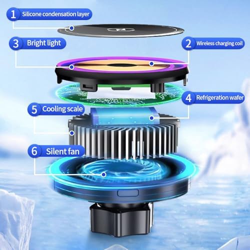 Car Magnetic Phone Mount for Honda CRV CR-V 2023 2024 2025 and Honda HRV HR-V 2023-2025 Auto Interior Accessories Best Cell Phones Holder Fast 15W Wireless Charger Charging GPS Screen Stand – Enhanced Compatibility and Speed