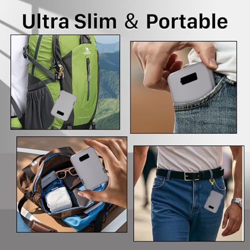 Ultra-Slim 5000 m Ah Portable Charger with Built-in Cables – Travel-Friendly Power Bank for i Phone & Android Devices – Lightweight, Efficient, and Universally Compatible External Battery Pack – High-Speed Charging with Multiple Safety Protections – Perfect for Daily Use and Emergency Power Needs – Ideal for Travelers and On-the-Go Charging Solutions
