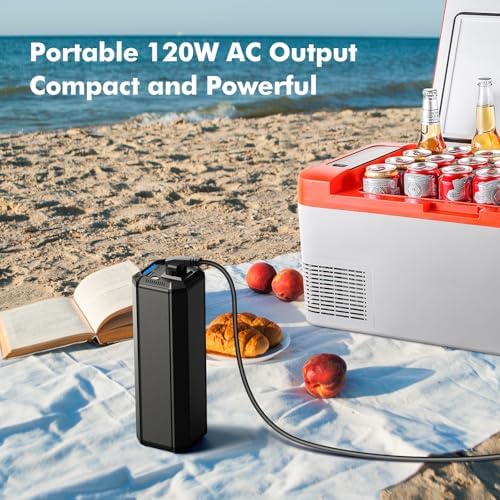 Ultimate AC Outlet Portable Laptop Power Bank – High-Capacity 116 Wh/31200 m Ah Charger with 120 W Output for Laptops, 65 W PD USB-C Fast Charging, Ideal for Travel and Outdoor Adventures, Versatile Connectivity and Lightweight Design