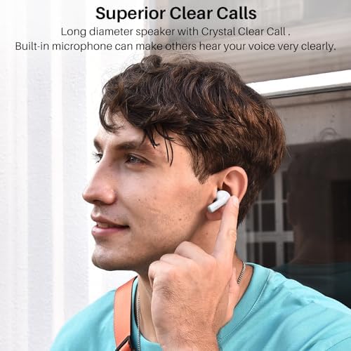 TOZO A2 Mini Wireless Earbuds – Bluetooth 5.3 Lightweight In-Ear Headphones with Advanced Waterproof Technology, Exceptional Sound Quality, and Ergonomic Design for Music, Calls, and Active Lifestyles – Portable Charging Case Included in Elegant Black Finish