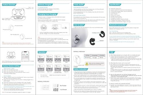 Revolutionary Open Ear Clip-On Bluetooth Earbuds – Perfectly Engineered Waterproof Sports Headphones with 30-Hour Playtime and LED Battery Indicator – Tailored for Glasses Wearers and Fitness Aficionados – Transform Your Outdoor Activities with Unmatched Sound Clarity and Comfort