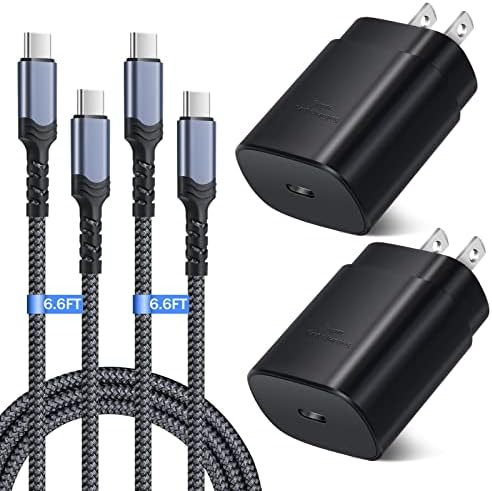Costyle 25 W USB C Wall Charger with 6.6 FT Type C to C Cable – Ultra-Fast Charging for Samsung Galaxy S24/S25 Ultra, Note Series, and More – Compact, Lightweight, and Safe Power Solution for Home and Travel – Enhanced Compatibility and Performance