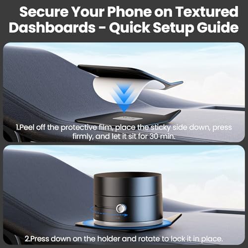 Ultimate Magnetic Vacuum Phone Holder for Cars – Advanced Suction Cup Stand with One-Touch Vacuum Grip, 96 lbs Stability, N54-4 Magnetic Force, Multi-Angle Adjustment – Universal Fit for All Smartphones in Elegant Black Design