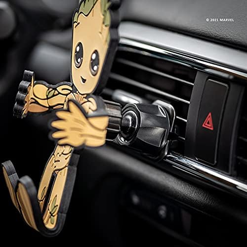 Marvel Spiderman Hug Buddy Adjustable Air Vent Smartphone Holder – Universal Car Mount for i Phone, Samsung Galaxy, LG & More – Secure & Stylish Phone Accessory for Safe Driving & Easy Navigation