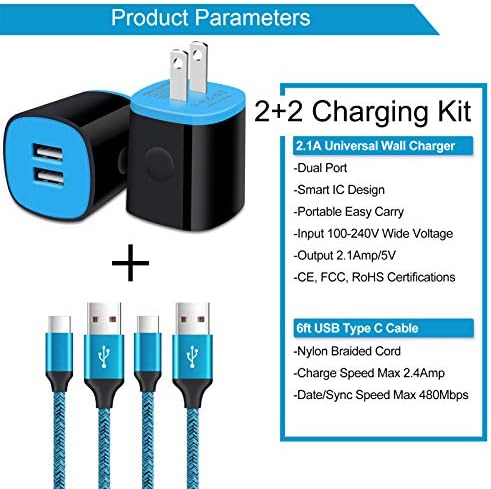 Ultra-Fast Type C Charger Cable for Samsung Galaxy S Series – High-Speed USB-C Charging Solution with Compact Wall Adapter for Unmatched Compatibility and Durability – Ideal for Busy Lifestyles and Travel Needs