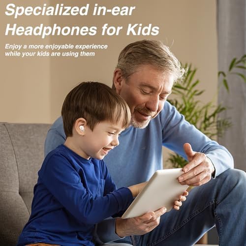 Penguins Kids Bluetooth Headphones – Safe 85 d B Volume Limited Earbuds with 30-Hour Playtime, Waterproof Touch Control for Small Ears – Ideal for School, Travel, and Home Use with Superior Device Compatibility and Child-Friendly Design