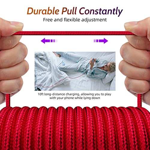 Effortless Charging Revolution: 540° Rotating Magnetic 3-in-1 USB-C Charger Cable Set (4-Pack: 3 ft, 3 ft, 6 ft, 6 ft) – 2.4 A High-Speed Universal Charging Solution for i Phone, Samsung, Moto, Android Devices & Tablets – Durable, Versatile, & User-Friendly Design for Optimal Performance Across All Micro USB/Type C Gadgets