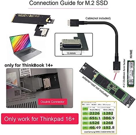 Maximize SSD Performance with NFHK M.2 to Oculink Adapter – Dual 2-to-2 PCIe NVME/AHCI Connector for Enhanced Speed | Supports 2230/2242/2280/22110 mm Drives | Ideal for High-Performance Gaming & Content Creation | Plug-and-Play Installation for Seamless Upgrades | Durable, Compact Design for Reliable Connections