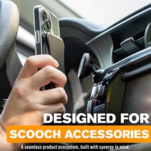 Revolutionary Scooch Wingmount Magnetic Phone Mount for Cars – Ultimate Hands-Free Smartphone Holder with Strong Magnet for Dashboard, Adjustable Viewing Angles, Compatible with All Smartphone Models and Cases – Enhance Your Driving Safety and Convenience (2022 Model)