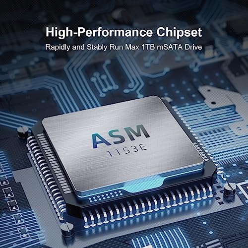 MAIWO m SATA SSD Enclosure: High-Speed USB 3.0 Adapter for Effortless 2 TB Data Access – Cable-Free, Portable Storage Solution with Enhanced Compatibility for Windows & Mac