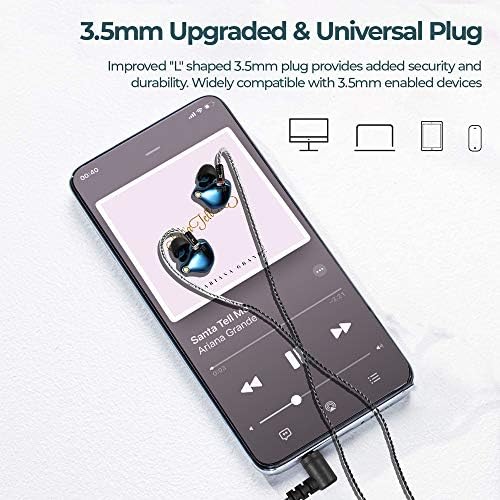 FAMATE Hi-Fi In-Ear Monitors with Tesla Technology – Premium Noise-Isolating Wired Earbuds Featuring MMCX Detachable Cables for Musicians and Audio Professionals, Transparent Coffee Finish, Unmatched Sound Clarity and Comfort