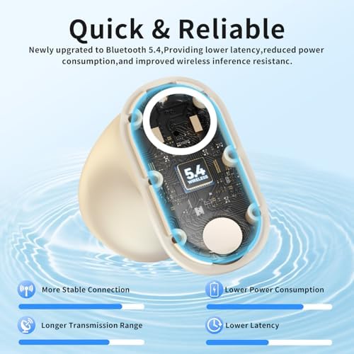 Elevate Your Audio Experience with Space Capsule Wireless Earbuds – Advanced Bluetooth 5.4 Connectivity, Immersive Hi-Fi Stereo Sound with Deep Bass, Exceptional 40-Hour Playtime, Ultra-Lightweight Comfort for All-Day Use, Robust Waterproof Design for Active Lifestyles, Smart LED Battery Status Indicator for Seamless Monitoring (Sleek Black)