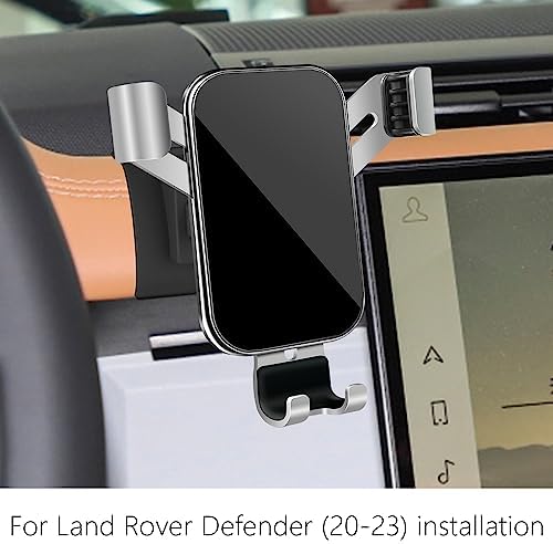 Premium Car Phone Holder for Land Rover Defender (2020-2025) – Advanced Smartphone Mount with Air Vent Cradle for Secure Navigation and Fast Charging Access – Perfect Accessory for Enhanced Driving Safety and Convenience