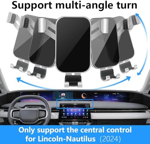 Premium Car Phone Holder for Lincoln Nautilus 2024-2026 – Ultimate Mobile Cradle with Enhanced Compatibility, Hands-Free Navigation, and Fast Charging – Secure and Adjustable Auto Interior Accessory for Seamless Driving Experience