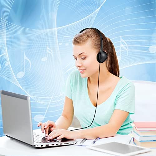 Bulk Kids Headphones – 25-Piece Classroom Audio Package for Enhanced Learning – Lightweight Adjustable On-Ear Design with Universal Device Compatibility in Sleek Black – Perfect for Engaging Group Activities and Extended Listening Comfort – Durable and Affordable Solution for Students and Adults