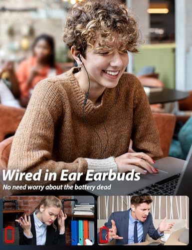 Ultra-Light USB C Wired Earbuds for i Phone 16 Pro Max & i Pad Pro – Premium High-Resolution Audio Headphones for Samsung Galaxy S25, S24, S23 & Google Pixel 9 Pro – Comfort-Focused Design with Crystal-Clear HD Microphone for Premium Calling & Immersive Sound Experience