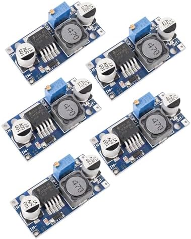 20-Pack of LM2596 Adjustable DC-DC Buck Converter Modules – Precision Voltage Regulation for Custom Power Management (Input 3-40 V, Output 1.5-35 V) – Advanced Electronic Stabilizers for High-Efficiency Performance and Versatile Applications