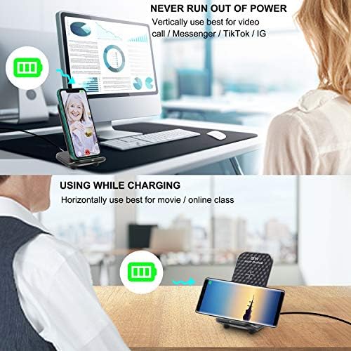 Experience Seamless Charging with the BIGMONAT 15 W Qi-Certified Wireless Charging Station – High-Speed Multi-Device Power Hub for i Phone, Galaxy, and Google Devices – Effortlessly Stylish, Case-Friendly Design Perfect for Home and Office Use – Durable Solution for Tech Enthusiasts Seeking Efficiency and Elegance – Fast 15 W Power for Quick Device Recharges – Compatible with Latest i Phone Models (15/14/13/12/11 Pro Max) and Galaxy Series (S23/S22/S21/S20/Note 20/10) – Elevate Your Charging Experience with a Sleek, Clutter-Free Setup that Keeps Your Devices Ready at All Times. Ideal for Modern Lifestyles, This Qi-Certified Station Merges Safety and Speed, Making It the Ultimate Choice for Fast, Reliable Charging Solutions.