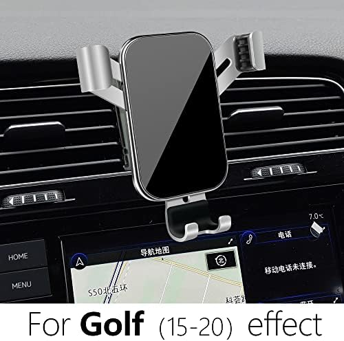 LUNQIN Premium Car Phone Holder for Volkswagen Golf GTI & Golf R (2015-2021) – Secure Smartphone Mount for Navigation & Hands-Free Calls – Effortless Installation, Adjustable Cradle for All Devices, Perfect for Charging, Enhances Driving Safety and Convenience