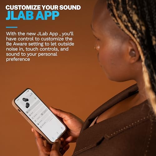 JLab JBuds Mini Tones True Wireless Earbuds – Ultra-Lightweight Bluetooth Earbuds with IP55 Sweat & Dust Resistance, Seamless Multipoint Connectivity for Effortless Device Switching, Enhanced Be Aware Audio for Safety, and Customizable EQ Modes for Superior Sound and Clear Calls, Ideal for Active Lifestyles and Everyday Adventures