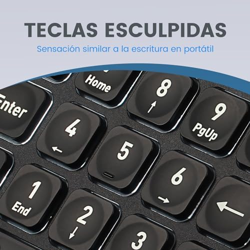 Perixx PERIBOARD-332 Compact Mini USB Keyboard – Sleek White Backlit QWERTY Spanish Layout with Silent X-Type Scissor Keys for Enhanced Typing Comfort – Perfect for Limited Desk Spaces and Effortless Plug-and-Play Setup