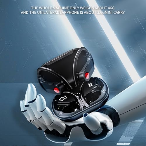 Transform Your Audio Experience: Cutting-Edge True Wireless Bluetooth V5.4 Earbuds with Unrivaled 100-120 Hours of Playtime, Waterproof Durability, and Superior Noise Cancellation – Ideal for Fitness Fanatics and Active Lifestyles
