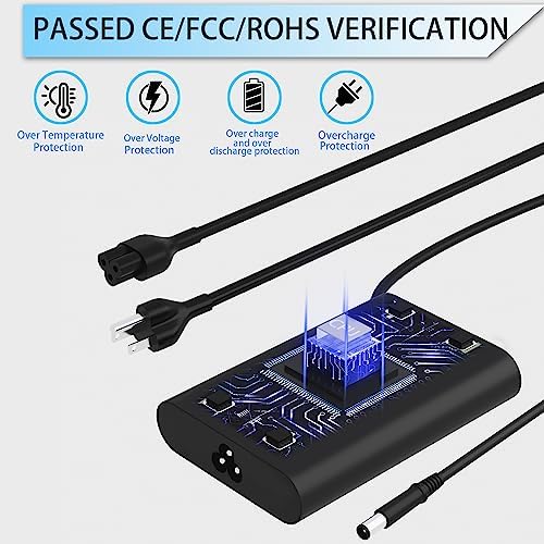 Universal 65 W USB-C Type-C Laptop Charger for Dell Latitude & XPS Models – Fast Charging Power Adapter Compatible with Latitude 7275, 7370, 5420, XPS 13 9250 & More – Versatile 5 V to 20 V Output for Optimal Device Performance – Durable Power Cord Included with 1-Year Warranty and 30-Day Replacement Guarantee – Ideal for Home and Office Use
