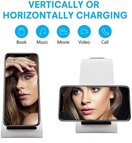 Versatile 3-in-1 Qi Wireless Charging Station for Apple Devices – Stylish Fast Charging Dock for i Phone 16/15/14/13/12/11/X/8, Apple Watch Ultra/9/8/7/6/SE/5/4/3/2, and Air Pods Pro – Sleek Compact Design with Anti-Slip Technology and LED Status Indicator – Ideal Tech Gift for Gadget Enthusiasts