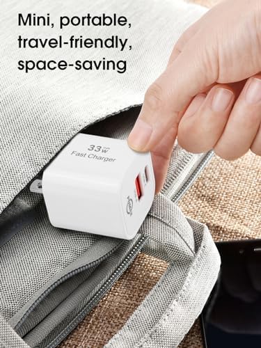 30 W Ga N Dual Port USB-C Wall Charger – Ultra-Compact Fast Charging Adapter for i Phone 16/15/14, i Pad, Galaxy & Pixel – Reliable Power Solution with Advanced Safety Features for Home, Office & Travel Convenience