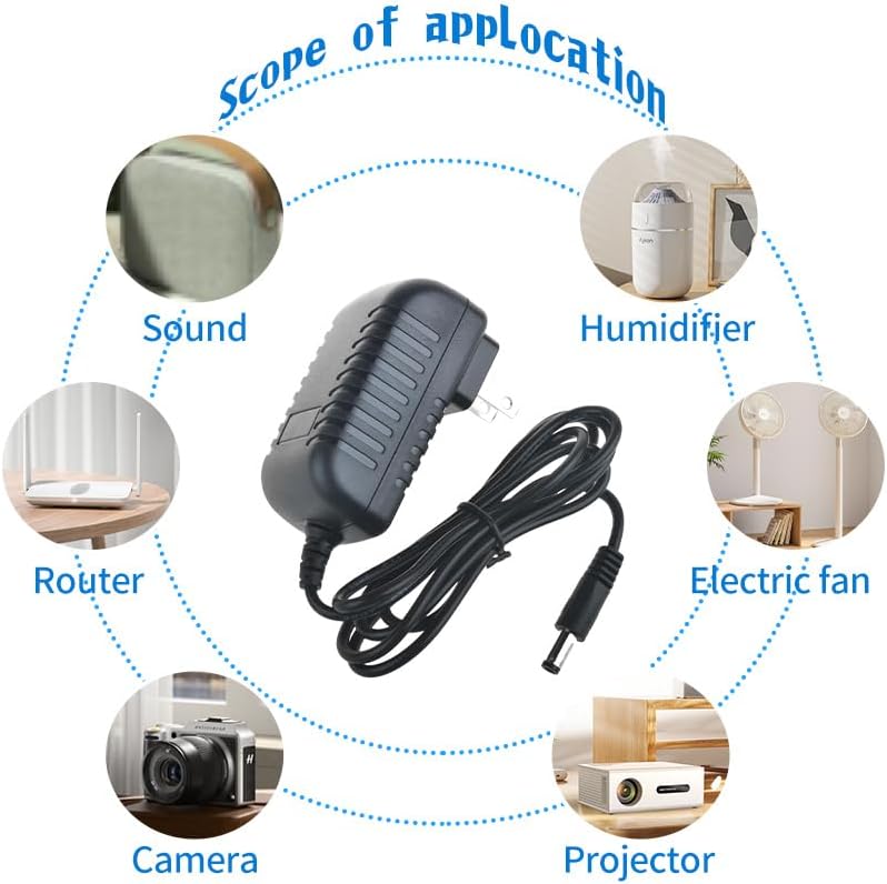 High-Efficiency 7.5 V DC Power Supply Adapter with 5.5 mm Barrel Plug – 1 A Versatile AC Charger for Electronics and DIY Projects – Custom Screw Terminals for Easy Hookup – Durable Black Design Perfect for Home and Professional Applications – Compatible with Devices from 200 m A to 1000 m A