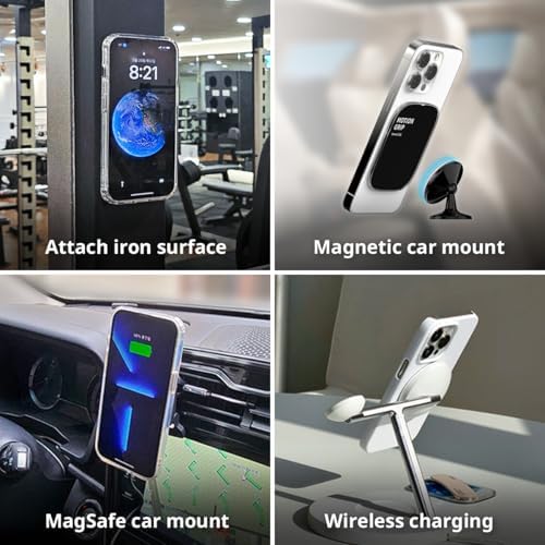 Transform Your Mobile Interaction with the Innovative Motion Grip Magnetic Phone Holder – 360-Degree Rotational Flexibility for Effortless Use, Mag Safe Compatible, and Removable Design for Wireless Charging – Stylish Oriental Tiger Aesthetic Enhances Your Device’s Appeal and Functionality