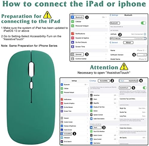 Ergonomic Rechargeable Wireless Mouse for Samsung Galaxy Tab and More – Dual 2.4 GHz & Bluetooth Connectivity, Sleek Onyx Black Design for Laptops, PCs, i Pads, and Android Tablets – Ultimate Comfort & Portability for Enhanced Productivity