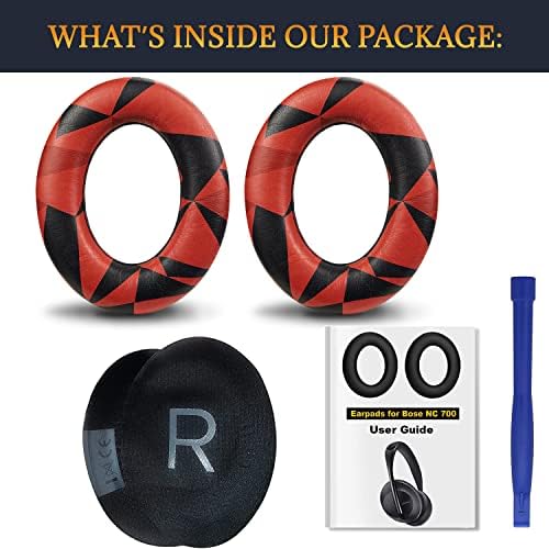 Upgrade Your Bose 700 Headphones with SOULWIT Luxurious Replacement Earpads – Premium Protein Leather & High-Density Foam for Optimal Noise Isolation and Comfort – Stylish Purple-Black Design Perfect for Audiophiles & Casual Listeners