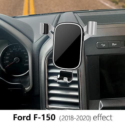 LUNQIN Ford F-150 Car Phone Holder (2021-2025) | Premium Mobile Cradle for Seamless Navigation & Hands-Free Calls | Vent-Mounted, Adjustable Design for All Smartphone Sizes | Secure Charging & Enhanced Visibility Accessory for Truck Interior