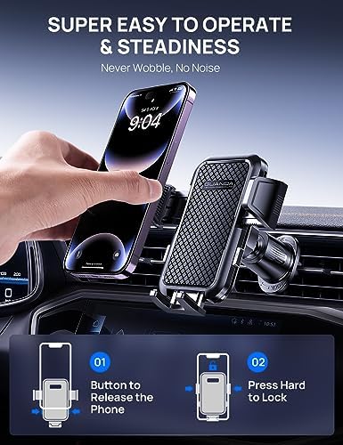 Versatile 3-in-1 Car Phone Holder: Ultra-Stable Suction Mount for Windshield, Dashboard, and Desk – Hands-Free Smartphone Stand Compatible with i Phone & Samsung – Optimal Viewing & Safe Navigation Accessory for Drivers