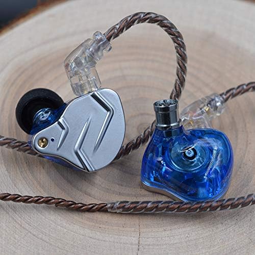 KZ ZSN Pro Dual Drivers Hi-Fi In-Ear Earphones with 1 BA & 1 DD – Exceptional Sound Clarity & Powerful Bass for Audiophile Musicians – Detachable Cable Design for Enhanced Customization & Compatibility – Ergonomic Fit for Long Listening Sessions