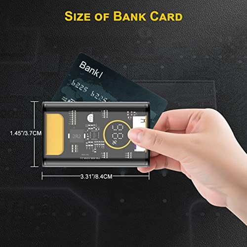 Compact 10000 m Ah Power Bank with Built-In Cables – 22.5 W Fast Charger for i Phone, i Pad, Samsung, and Android Devices – Sleek Transparent Design for Enhanced Battery Monitoring – Ultimate Portable Charging Solution for On-the-Go Lifestyle