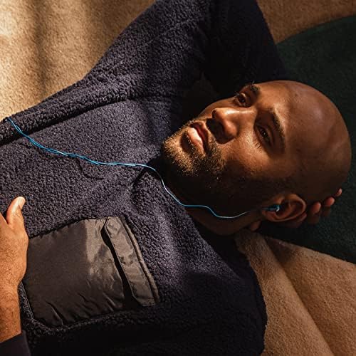 Panasonic Ergo Fit Wired Earbuds with Microphone – Superior Sound Quality with Ergonomic Comfort, Universal 3.5 mm Jack Earphones for Phones and Laptops in Stylish Metallic Purple – Custom-Fit Earpieces (S/M/L) for Optimal Audio Experience and Hands-Free Calls – RP-TCM125-VA
