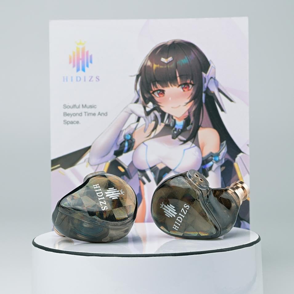 MS1-Galaxy High-Performance Gaming Earbuds with Dual Magnetic Drivers – Wired In-Ear Monitors Featuring 3.5 mm Compatibility, Inline Control, and Durable 0.78 mm 2 Pin Cable – Transparent Design for Enhanced Aesthetics and Audio Clarity