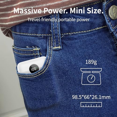 Ultimate 10000 m Ah Heated Vest Battery Pack – Fast Charging Power Bank for Heated Clothing, Stadium Seats & Outdoor Gear with LED Display – Compact & Portable Solution for Winter Adventures – Reliable Energy Source for Jackets, Pants & Camping Chairs