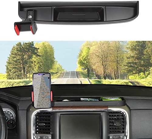 Jimen Dodge Ram 2012-2017 Phone Holder Mount – Premium Dashboard Tray for Unmatched Stability and Easy Access to Navigation Apps Jimen Dodge Ram 2012-2017 Phone Holder Mount – Premium Dashboard Tray for Unmatched Stability and Easy Access to Navigation Apps