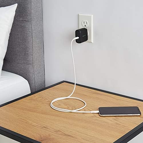 Amazon Basics 65 W Ga N USB-C Wall Charger – High-Speed Power Delivery Adapter for Laptops, Tablets & Smartphones, Compact & Foldable Design for Ultimate Portability, Efficient Charging Solution in Sleek Black Finish