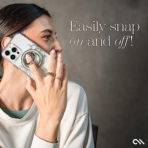 Elevate Your i Phone Experience with the Case-Mate Twinkle Diamond Magnetic Phone Ring Holder – Stylish Mag Safe Grip & Stand for i Phone 16 Pro Max, 15 Pro Max, 14, 13, 12 & Samsung S25 Ultra – Effortless One-Handed Use with Enhanced Security and 360° Rotation – Collapsible Design for On-the-Go Convenience – Compatible with All Mag Safe Devices – Transform Your Phone into a Fashion Statement – No Residue, Easy Removal, and 1-Year Warranty for Ultimate Peace of Mind